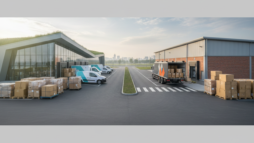 Multi-node fulfilment hubs and outbound vans